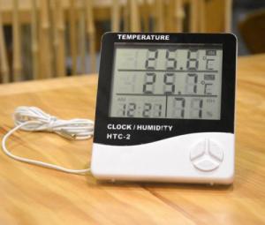 Tradelectra Termometr zewnętrzny z wilgotnościomierzem higrostat pokojowy LCD 5