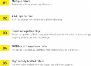 Kabel USB Baseus USB-A - USB-C 1.2 m Czarny (CAJY000401) 16