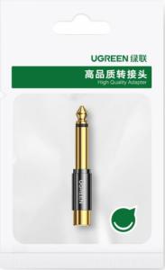 Adapter AV Ugreen Jack 6.3mm - RCA (Cinch) czarny (AV169) 3