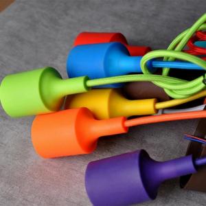 Lampa wisząca Aptel ŻYRANDOL LAMPA SUFITOWA PAJĄK 6 PUNKTÓW E27 kolorowy ZD74L 4