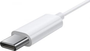 Słuchawki Baseus Baseus Encok C17 douszne słuchawki na kablu z mikrofonem USB Typ C białe (NGCR010002) 3