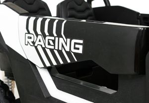 Ramiz Auto Buggy XXL ATV Racing STRONG 4x4 na akumulator Biały 17