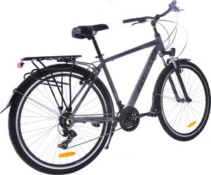 Fuzlu Rower trekkingowy 28 Fuzlu Escape 1.0 Men (20") grafit/czarny/czarny mat 2