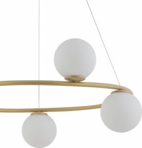 Lampa wisząca Sigma Lampa modernistyczna GAMA KOŁO 5-punktowa złoty 2