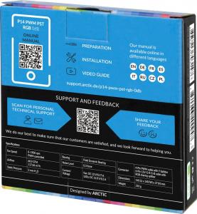 Wentylator Arctic P14 PWM PST RGB 0dB (ACFAN00238A) 6