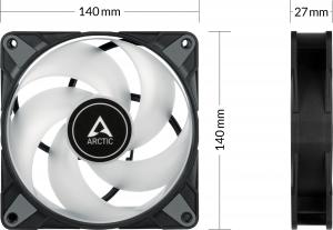 Wentylator Arctic P14 PWM PST A-RGB 0dB (ACFAN00239A) 4