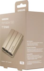 Dysk zewnętrzny SSD Samsung T7 Shield 2TB Beżowy (MU-PE2T0K/EU) 11