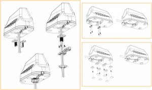 Antena Poynting Antena samochodowa 5w1 Poynting MIMO-3-14 LTE GPS 8