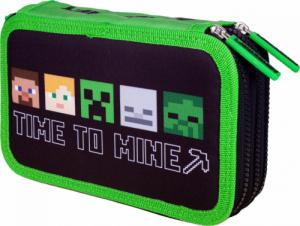 Piórnik Astra Piórnik potrójny Jumbo BW Minecraft AC3 2