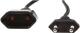LogiLink LogiLink Netzkabel Euro CEE 7/16 Stecker zu Dose, 1m Schwarz - CP122 2