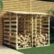 Drewutnia vidaXL 3096650 sosnowa 90 cm 1