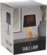 Lampa stołowa Ambiance Lampa stołowa z kloszem abażurem lampka nocna czarna drewniana 30x14cm 9