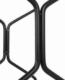 Vilde Stojak metalowy czarny wino regał szafka półka na wina 8 butelek 23x11x48 cm 6