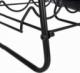 Trends4You Stojak metalowy czarny wino regał szafka półka na wina 9 butelek 33x29x46 cm 5