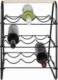 Trends4You Stojak metalowy czarny wino regał szafka półka na wina 9 butelek 33x29x46 cm 9