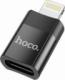 Adapter USB Hoco UA17 USB-C - Lightning Czarny  (6931474761996 [17408003]) 1