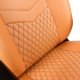 Fotel Noblechairs ICON z prawdziwej skóry - koniak/czarny (GAGC-091) 6