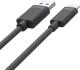 Kabel USB Unitek USB-A - USB-C 0.25 m Czarny (Y-C490BK) 2