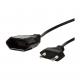 LogiLink Przedłużacz kabla zasilającego LogiLink CP123 Euro CEE 7/16 czarny 2m - CP123 2
