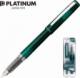 Platinum Pióro wieczne Prefounte Dark Emerald, F, w plastikowym opakowaniu, na blistrze, zielone 1