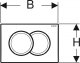 Przycisk spłukujący Geberit Delta 01 do WC biały (115.107.11.1) 4