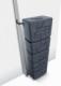 Prosperplast Zbiornik na deszczówkę Tower Stone antracyt 350L 2
