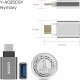 Adapter USB Unitek USB-A - USB-C Srebrny  (Y-A025CGY) 8