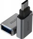Adapter USB Unitek USB-A - USB-C Srebrny  (Y-A025CGY) 9