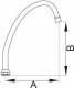 Wylewka Hydroland do baterii kuchennej chrom (W16Z250) 2