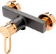 Bateria prysznicowa FDesign BATERIA ZAFFIRO NATRYSKOWA, BEZ ZEST, ROSE GOLD/BLACK F-DESIGN // BF.FD1-ZFR-7-25 1