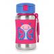 Skip Hop Stalowy bidon Motyl Zoo 350ml różowy 1