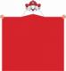 Carbotex Kocyk Coral Psi Patrol Marshall 110x140 cm kaptur 2