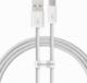 Kabel USB Baseus USB-A - USB-C 1 m Biały (CALD000602) 1