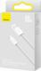 Kabel USB Baseus USB-A - USB-C 1 m Biały (CALD000602) 15