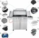 Yoer SteakKing GG02S Grill ogrodowy gazowy 22.1 kW 43 cm x 36 cm 3