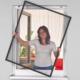 EASY LIFE MOSKITIERA OKNO ALU 100X120 ANTRACYT 5