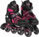 Rolki SporTrike ZSP.HP88-5.M.ROZ z wymienną płozą regulowane czarne r. 34-38 2