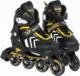 Rolki SporTrike ZSP.HP88-5.S.ZOL z wymienną płozą regulowane czarne r. 29-33 2