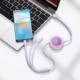 Kabel USB Baseus USB-A - USB-C + microUSB + Lightning 1.1 m Fioletowy (BSU3357PRP) 16