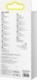 Kabel USB Baseus USB-A - USB-C + microUSB + Lightning 1.1 m Fioletowy (BSU3357PRP) 20