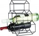 Vilde Stojak na wino metalowy czarny 6 butelek 29,5x14,5x28,5 cm 6