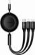 Kabel USB Baseus USB-A - USB-C + microUSB + Lightning 1.1 m Czarny (BSU3355BLK) 13