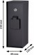 Paulmann Outdoor kolumna z gniazdami czujnik zmierzchu IP44 230V Stal szlachetna Antracyt 5