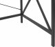 Biurko Beliani Futon Brązowo-Czarne 115 cm x 60 cm 5
