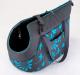 Hobbydog R2 Torba Grafit W Niebieskie Kwiaty 2