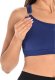 Teyli Top biustonosz do karmienia bawełniany Maya jeans Jeans XL 5
