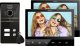Eura Wideodomofon EURA VDP-80C5 - dwurodzinny, czarny, 2x LCD 7'', FHD, obsługa 2 wejść, kamera 1080p., czytnik RFID, natynk 1