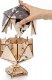EcoWoodArt EWA Drewniane Puzzle 3D - Dwudziestościenny Czarny Globus 10