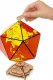 EcoWoodArt EWA Drewniane Puzzle 3D - Dwudziestościenny Czerwony Globus 4