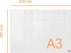Nobo Planer akryl week na biurko Nobo Home A3 5